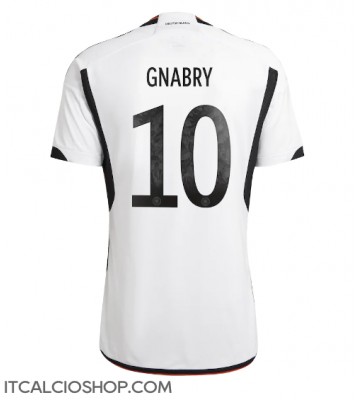 Germania Serge Gnabry #10 Prima Maglia Mondiali 2022 Manica Corta